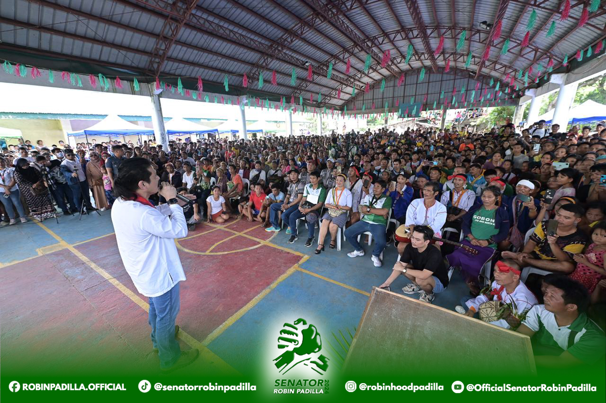 Sen. Robin, Nangako ng Farm-to-Market Roads at Mas Maraming Karapatan para sa Mangyan